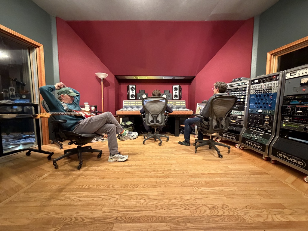 In the studio